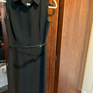 Elegant Black Sleeveless Dress